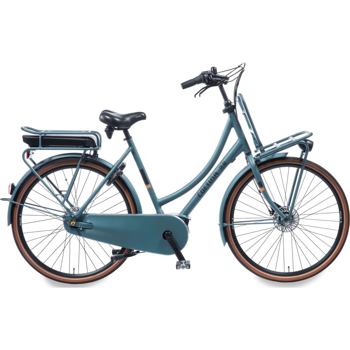 Cortina Fiets E-U4 Mouse Grey Matt Dames 2024