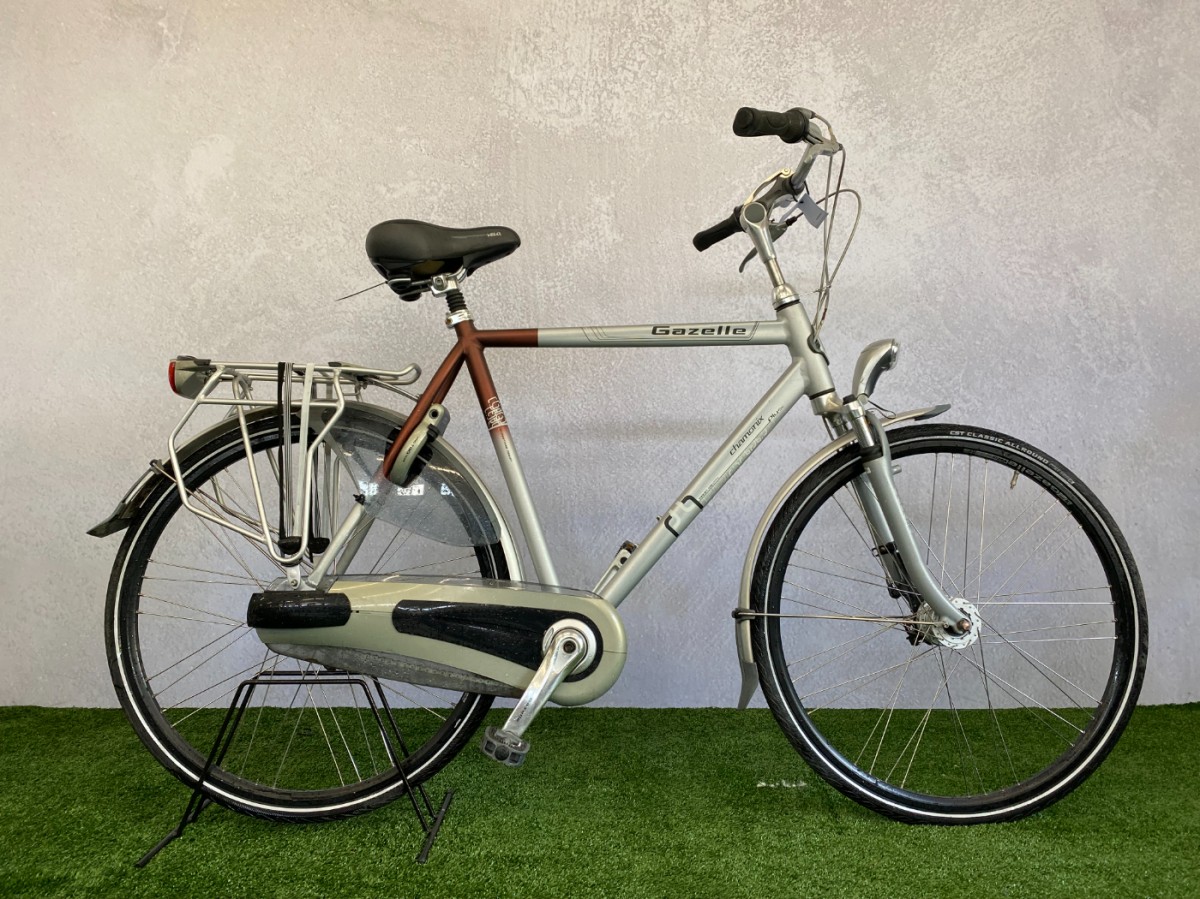 Gazelle Chamonix Plus Grijs Heren | Jansen 2wielers