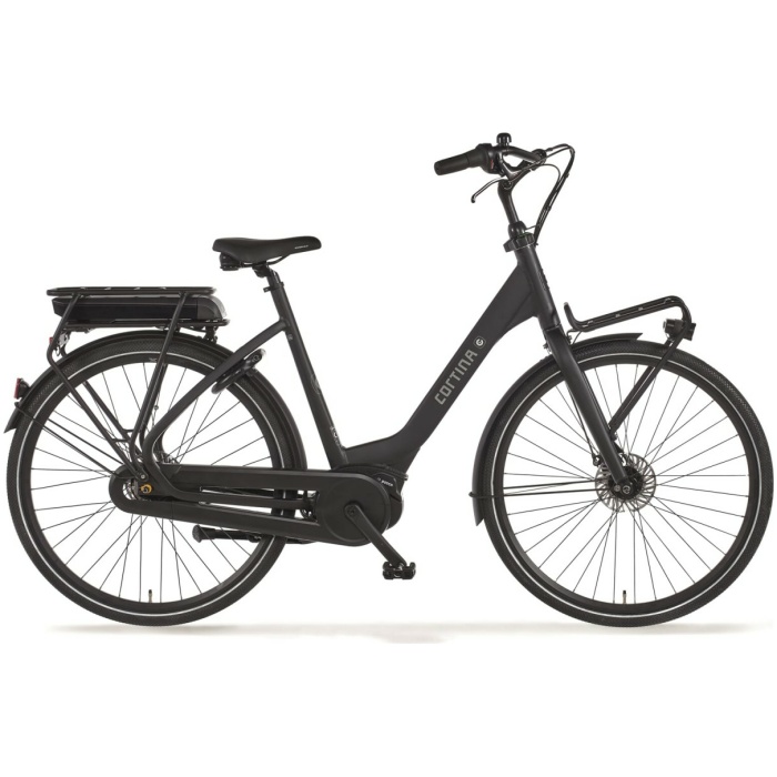 Cortina E-Common Active Line Jet Black Matt Dames 2024