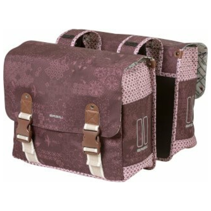 Basil dubb tas Boheme Fig Red