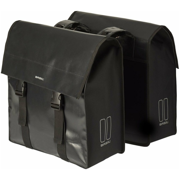 Basil dubbele tas Urban load Black - Afbeelding 3