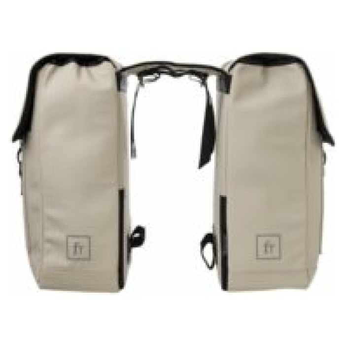 Fastrider Fr jaxx ii dubbele fietstas trend taupe Grijs - Afbeelding 2