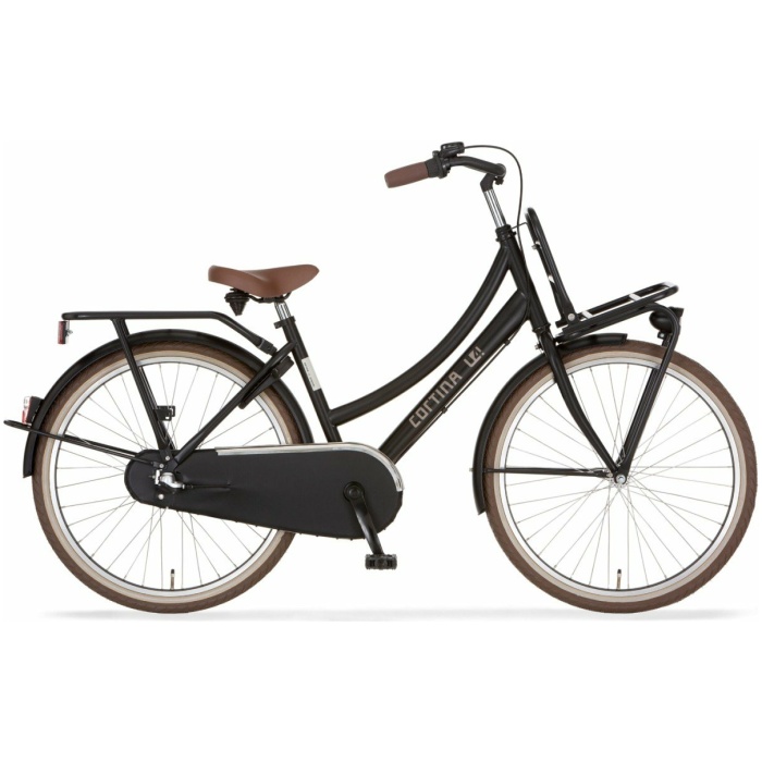 Cortina U4 Mini Transport 26 inch (€15 korting ivm sp Jet Black Matt Meisjes 2024