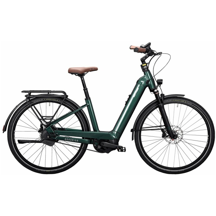 Kettler Quadriga Pro Belt Auto Incl. 750Wh Dark Green Shiny Dames 2024