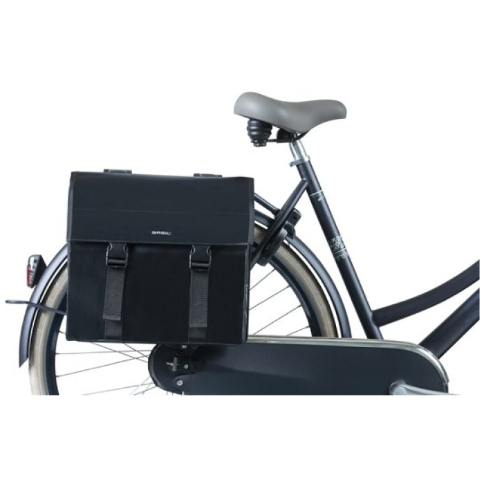Basil dubbele tas Urban load Black - Afbeelding 5