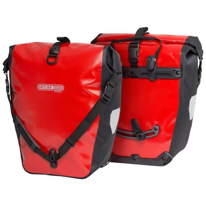 Ortlieb Tas achter back roller classic f5302 red-black ql2 Zwart