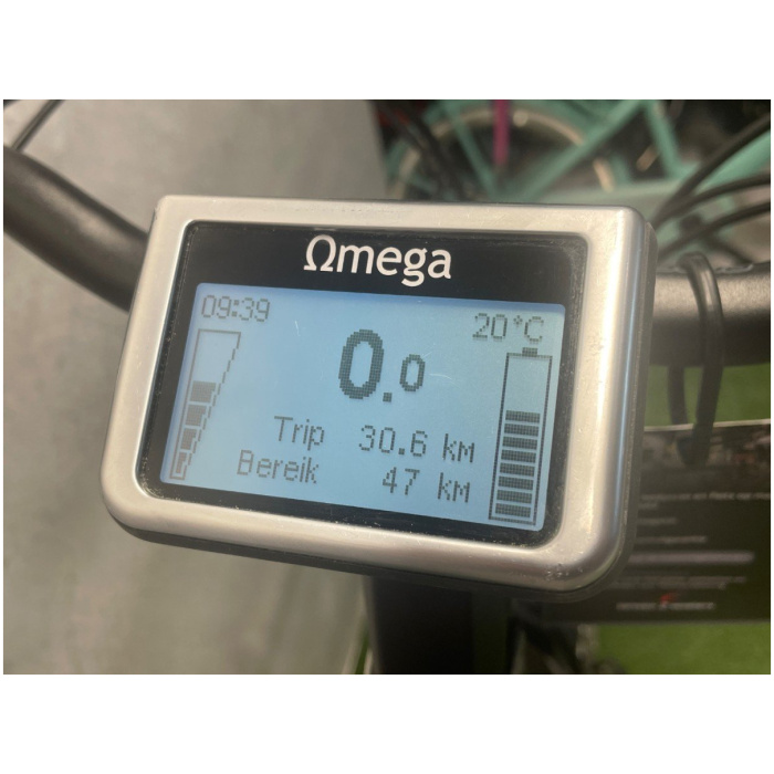Rih X-Omega 3 (incl. 500Wh accu) Mat Zilverblauw Dames 2023 - Afbeelding 4