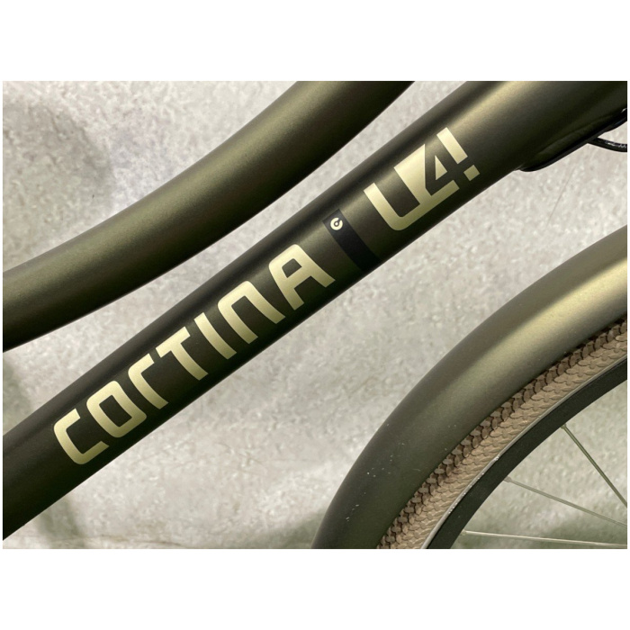Cortina E-U4 Transport 400Wh Elegance Green Matt Dames 2020 - Afbeelding 3