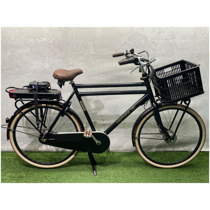 Cortina E-U4 Transport 500Wh Jet Black Matt Heren 2021