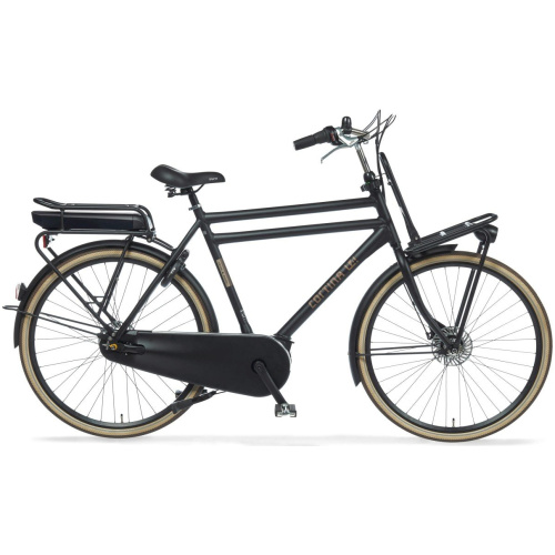 Cortina E-U4 Transport Bosch incl. 500W Jet Black Matt Heren 2024