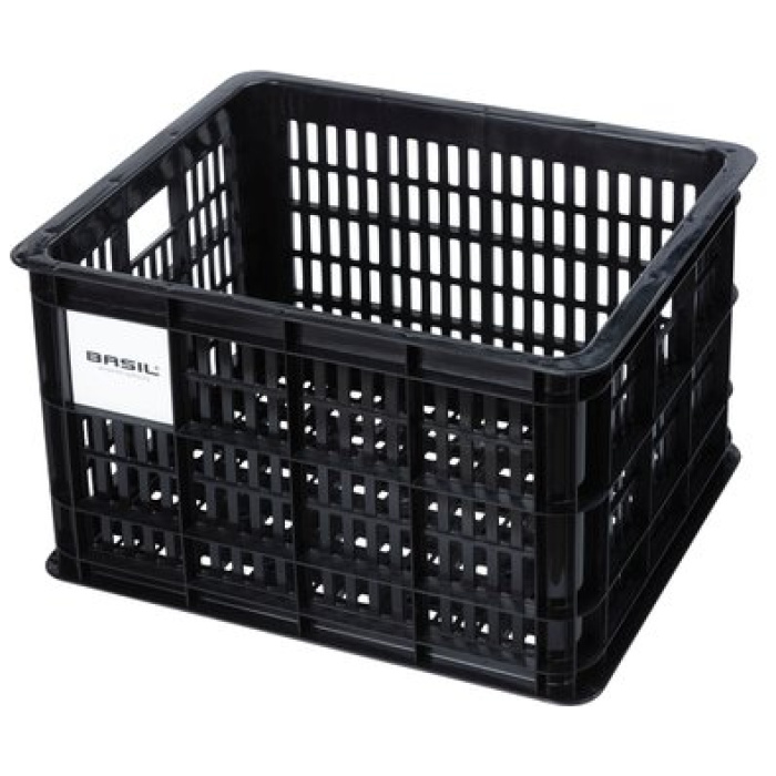 Basil Fietskrat 29.5L (recycled) Zwart