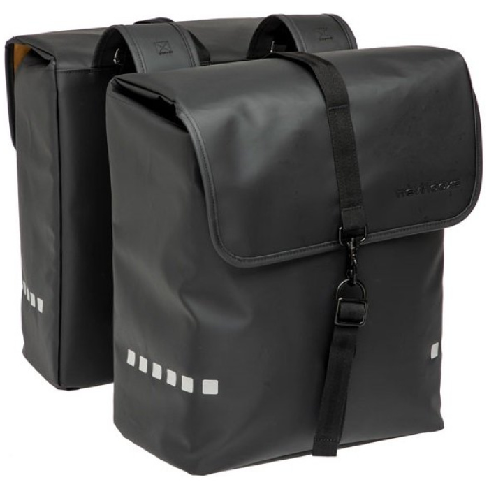 Xbk New Looxs NL Fietstas dubbel Odense Black - Afbeelding 2