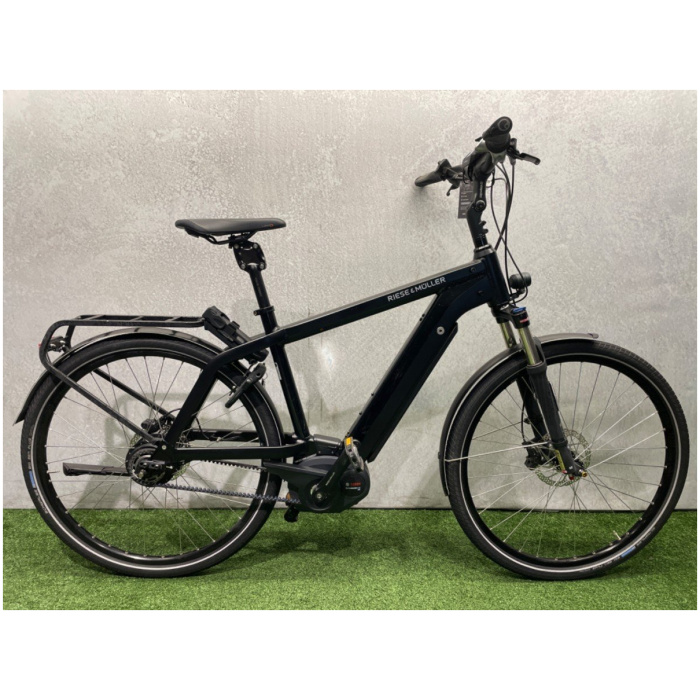Riese & Muller Charger vario 447Wh. Mat Zwart Heren 2019