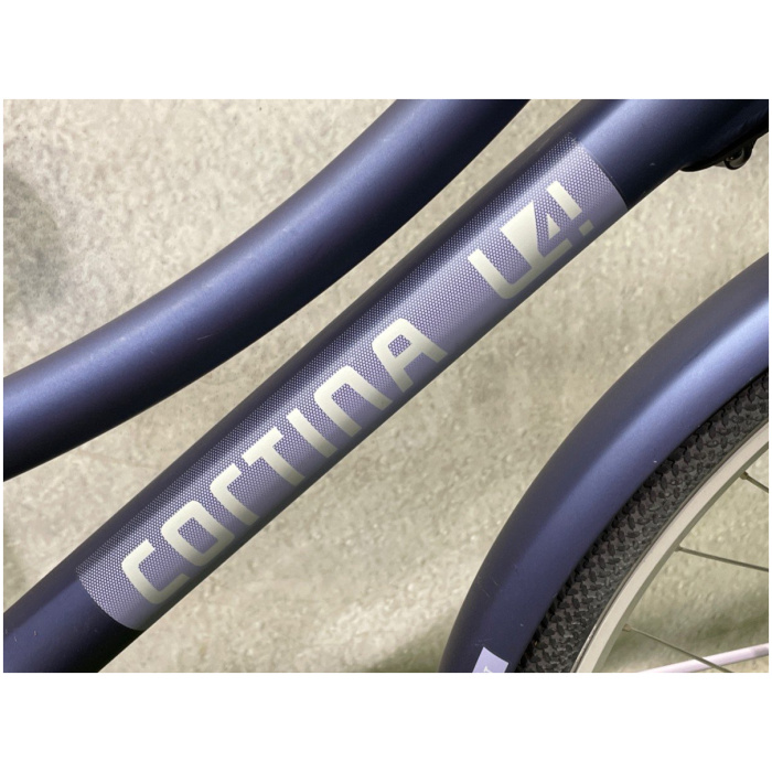 Cortina E-U4 Transport - Nieuw 500Wh!- Polish Blue Matt Dames 2023 - Afbeelding 3