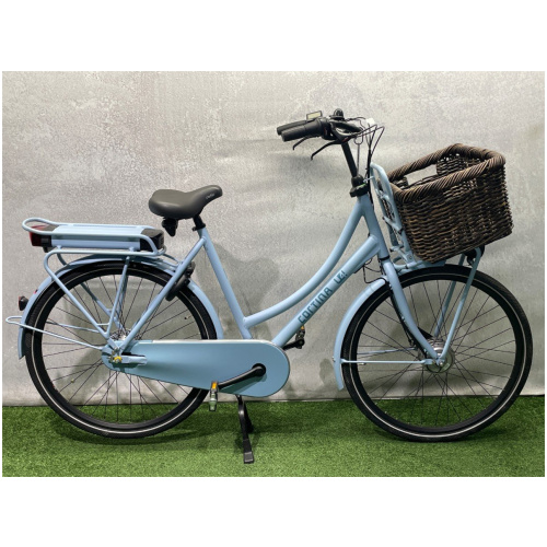 Cortina E-U4 Transport 400Wh Blue Sky Metallic Matte Dames 2024