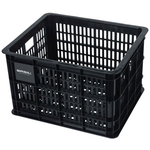 Basil Fietskrat 29.5L (recycled) Zwart