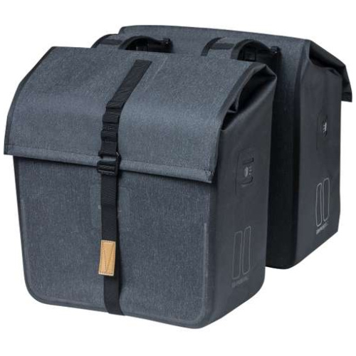 Basil dubbele tas Urban dry Charcoal Melee