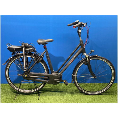 Gazelle Vento C7 HMB 335Wh Zwart / Rood Dames