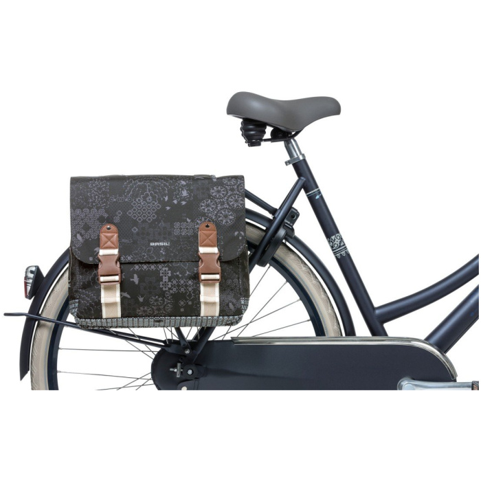 Basil dubb tas Boheme Charcoal