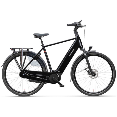 Batavus Finez E-Go Power N8 Zwart Glans Heren 2024