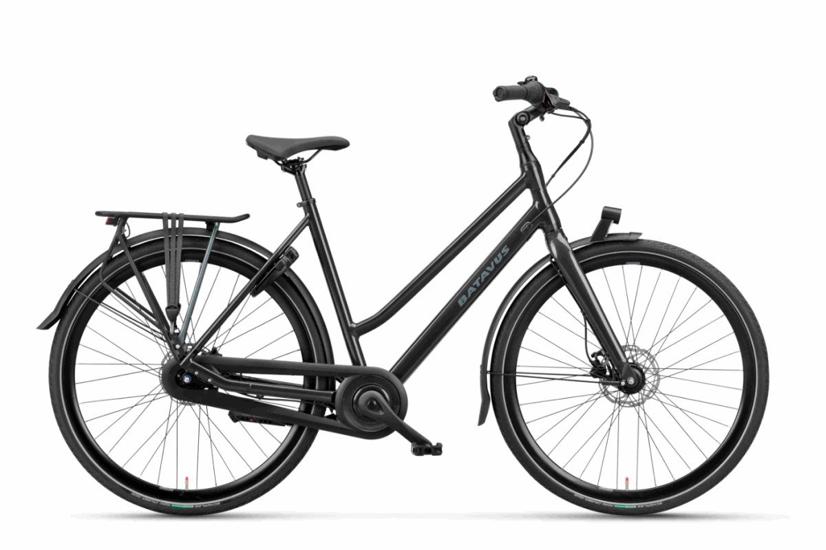 Batavus Dinsdag Zwart Glans Dames 2024 - Afbeelding 4