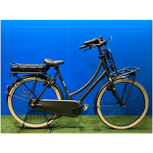 Cortina E-U4 Transport 600Wh Black Gold Matt Dames 2021