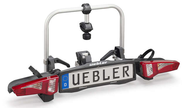 Uebler Fietsdrager voor de F 14 AHK-Träger 1 Rad Zilver-zwart