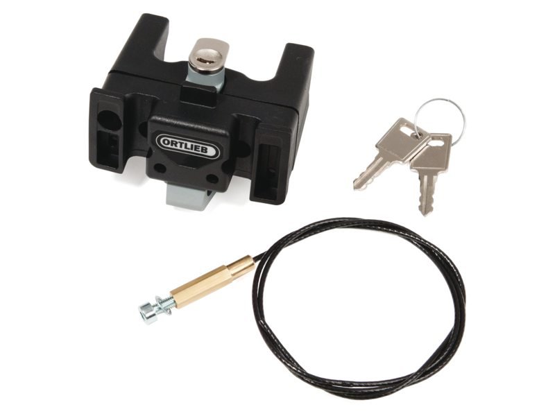 Ortlieb Stuurtas montage-set e185 met slot Grey