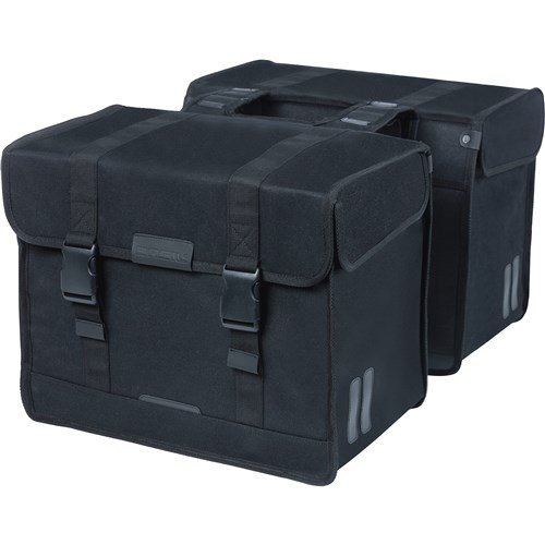 Basil Tas Kavan Eco Classic 58L Dubbel Achter Zwart