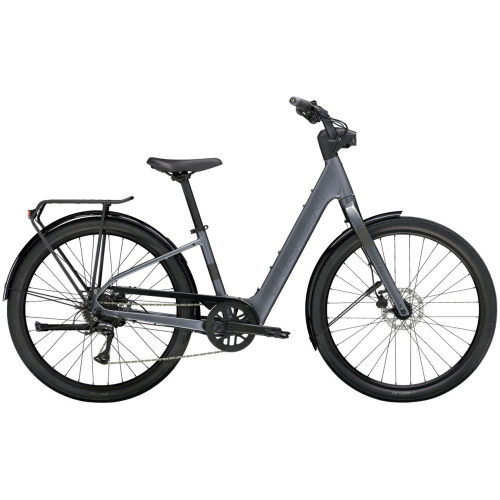 Trek Verve+ 1 Lowstep LT GALACTIC GREY Dames 2025