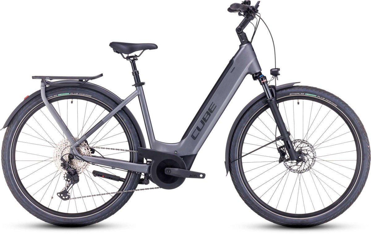 Cube TOURING HYBRID EXC 625 Grey/metal Lageinstap 2024