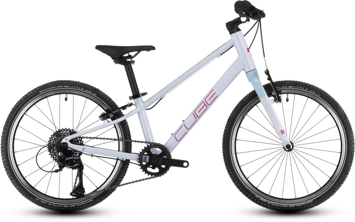 Cube NUMOVE 200 Flashwhite/pink Jongens 2025