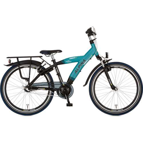 Alpina Yabber Pacific Blue Matt - Jet Black Jongens 2021