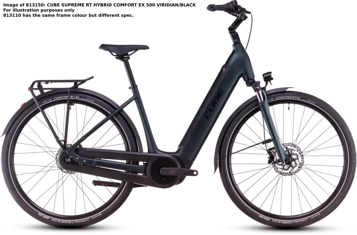 Cube SUPREME HYBRID COMFORT ONE 500 Viridian/black Lageinstap 2025