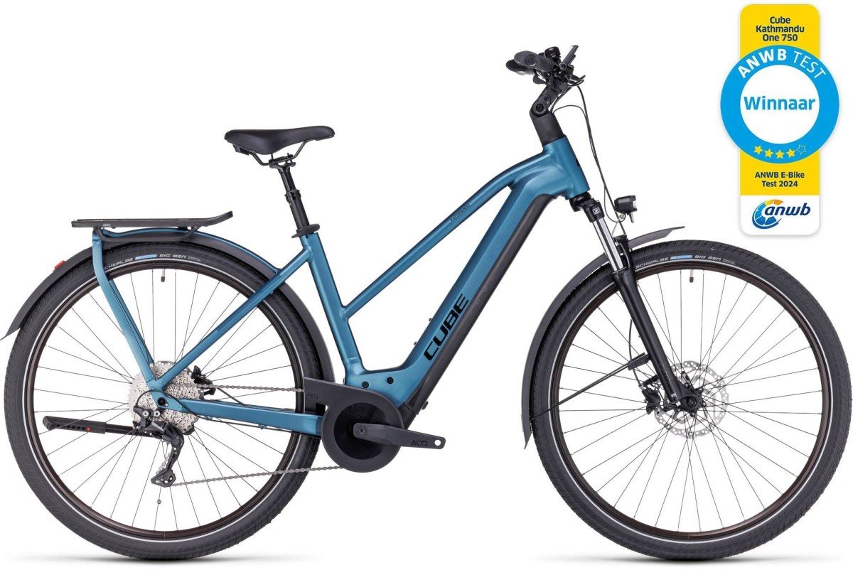 Cube KATHMANDU HYBRID ONE 750 Blue/black Mixed 2023