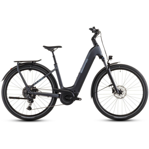 Cube Kathmandu Hybrid ONE 800 Metallicgrey/Grey Dames 2025