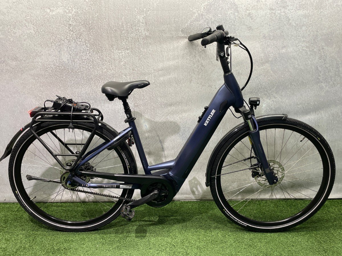 Kettler Traveller E-Gold Belt 500Wh Donker Staalblauw Dames 2023