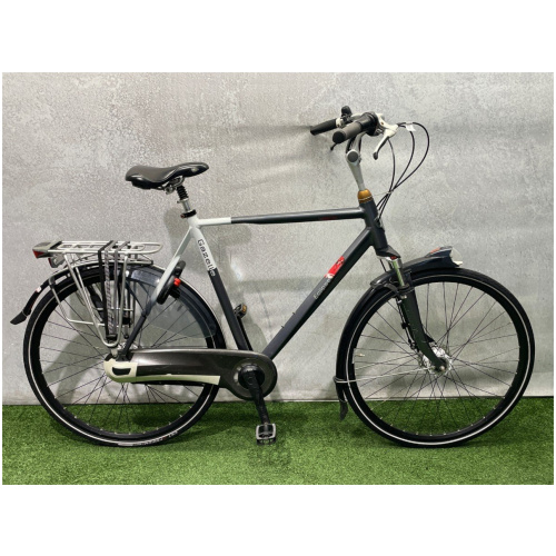 Gazelle Eclipse L.e. (Technisch in orde) Zilver Heren