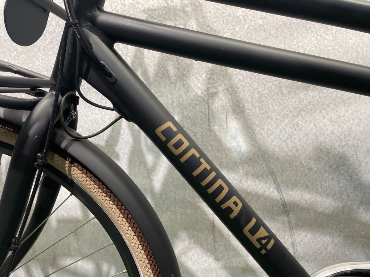 Cortina E-U4 Transport Bosch 400Wh Jet Black Matt Heren 2021 - Afbeelding 4