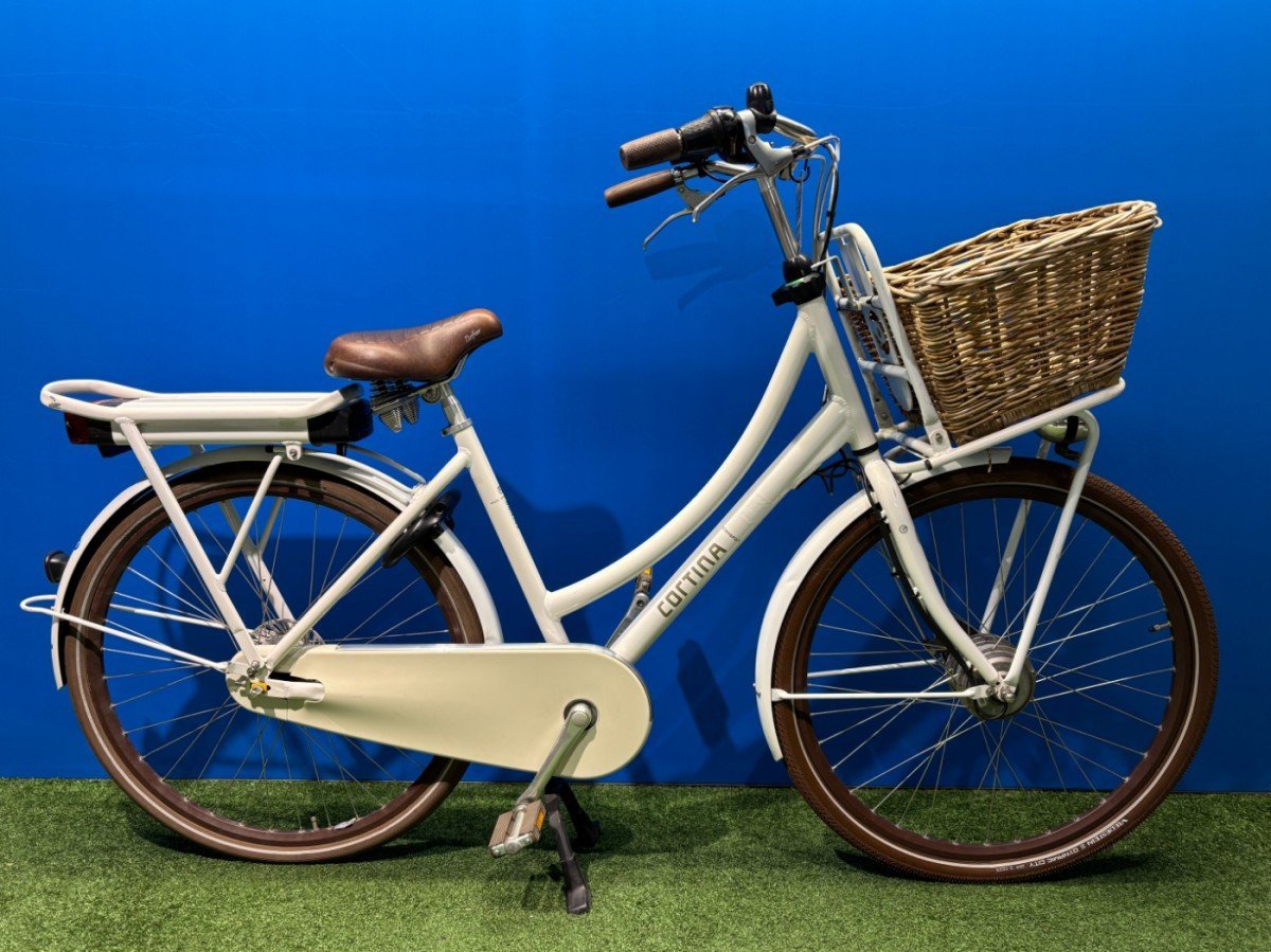 Cortina E-U4 Transport 484Wh White Pearl Gloss Dames 2021