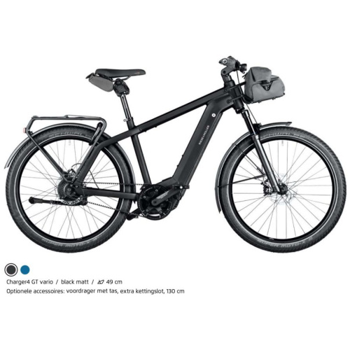 Riese & Muller Charger4 GT Rohloff Black Matt Heren 2024
