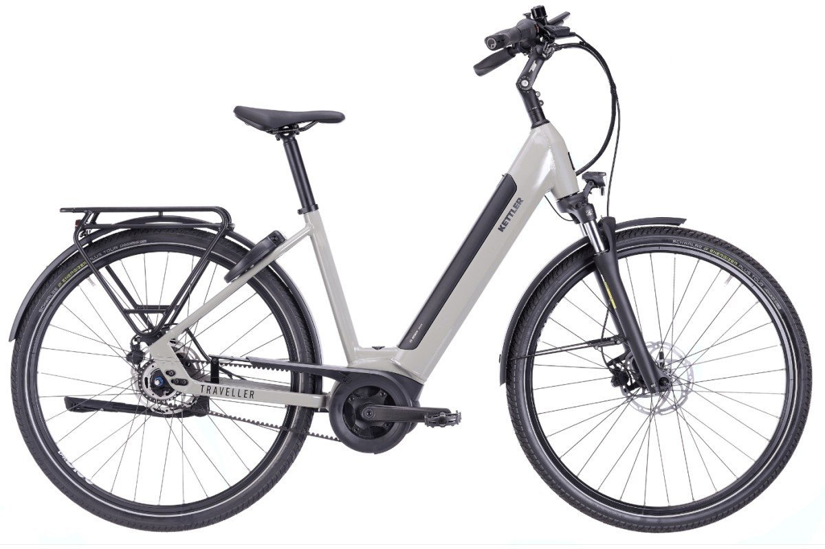 Kettler E-Traveller Gold P5 Belt FL | Intuvia100 | 500Wh Gentlemen´s Grey Shiny Dames 2025 - Afbeelding 3