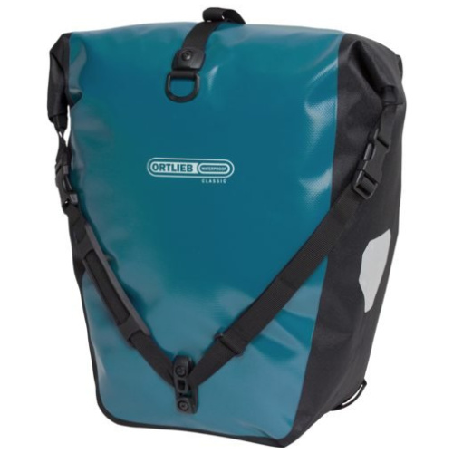 Ortlieb Tas Back Roller Classic 40L Dubbel Achter Petrol/Black Speciaal Grijs