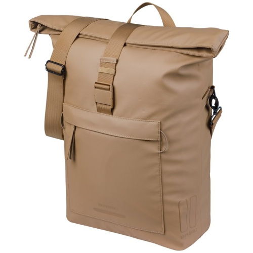 Basil Brooklyn MIK Hooks Schoudertas 17l Zandbruin Sandfarben