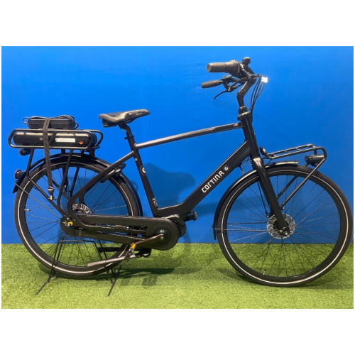 Cortina E-Common Jet Black Matt Heren 2023