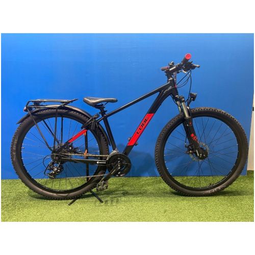 Cube AIM SLX ALLROAD Zwart/ Rood Jongens 2023