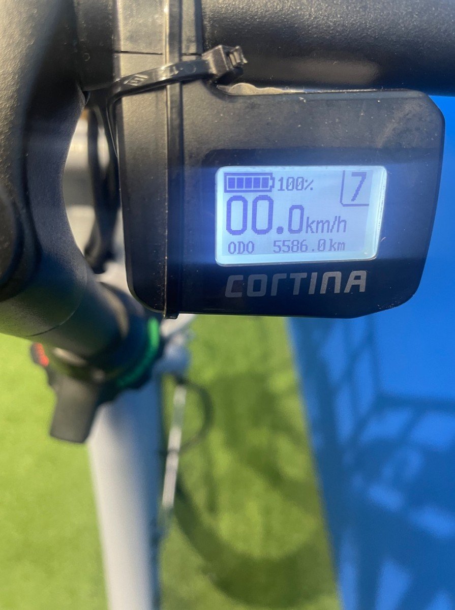 Cortina E-u4 Transport 400Wh Neutral Grey Matt Dames 2023 - Afbeelding 6