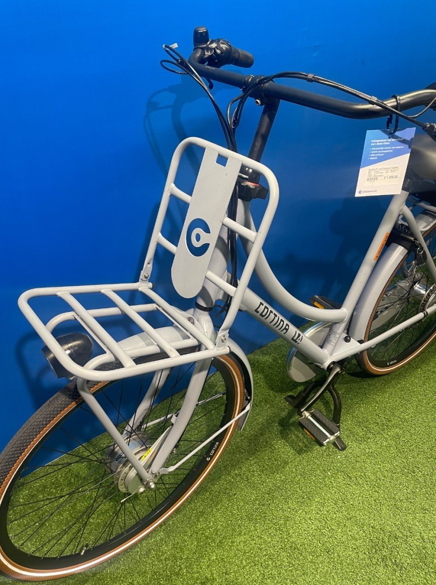 Cortina E-u4 Transport 400Wh Neutral Grey Matt Dames 2023 - Afbeelding 4