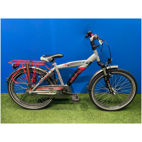 Alpina yabber 22 inch - technisch - Grijs Zwart Rood Jongens