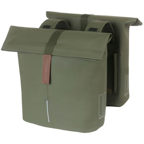 Basil Tas City 28-32L Dubbel Achter Moss Green Moss Green Gloss